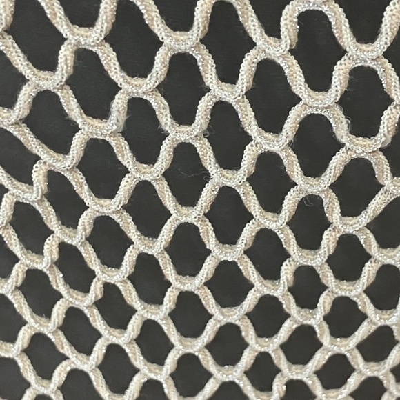 Zara tan mesh/net dress with metallic threading - Picture 5 of 7